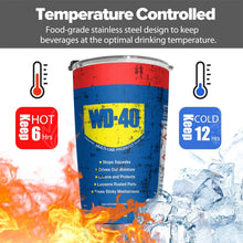 20Oz Stainless Steel vacuum Tumbler WD40 Engine Oil filter print Car Cup with Straw and Lid for Cold Hot Drink mug Engineer Gift