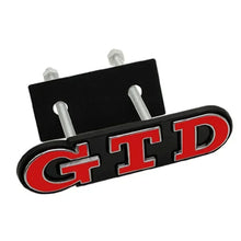 3D Metal GTD Front Grille Badge Emblem Sticker for Polo Golf 5 6 7 CC Passat Jetta MK4 MK5 MK6 Car Styling