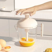 Egg Beater Hand Mixer Semi-Automatic Egg Whisk Milk Frother Handheld Manual Press-type To Beat Egg Whites Baking Tool