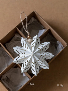 Christmas Decoration Origami Christmas Tree Honeycomb Ball Pendant Creative Snowflake Angel Pendant Ins Hanging