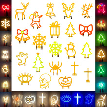 3V DIY LED Filament Light in Christmas and Halloween Shapes for Decor