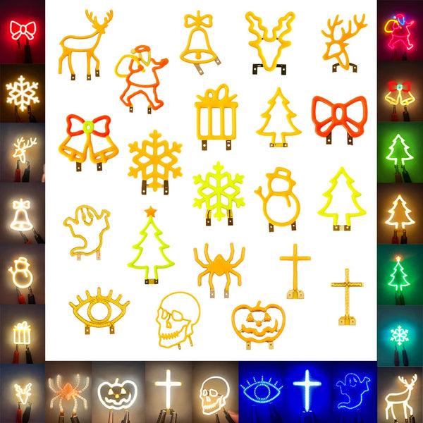 Suministros de iluminación ambiental para decoración con ambiente festivo, filamento de 3V para Navidad, Halloween, jardines, ferias, cafeterías, restaurantes y diseño de interiores.