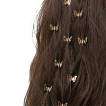 10 piezas de mini pinzas para el cabello con diseño de mariposa hueca, estilo retro para flequillo, accesorios decorativos para mujeres y niñas