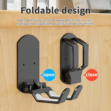 Universal Headphone Stand Adhesive Plastic Wall Mount Hanger Under Desk Headset Holder Bracket for Gaming Earphone Storage Rack