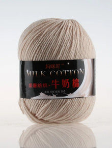 1Pc 50g Milk Cotton Knitting Yarn Crochet Yarn Hand Knitted Line DIY Knit Sweater Scarf Hat sock blanket amigurumi threads 120M