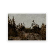 Rustic Mountain Forest Landscape Canvas Prints, Vintage Farmhouse Wall Art - image 24