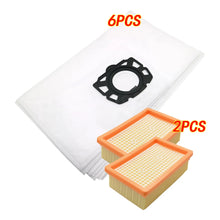 Replacement Of Filter Bags Parts for Karcher MV4 MV5 MV6 WD4 WD5 WD6 for Karcher WD4000 to WD5999 Part#2.863-006.0
