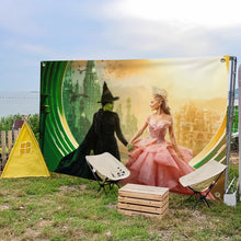 W-Wicked Part One Movie flag For Picnic Party Camping Banner Outdoor Atmosphere Cloth