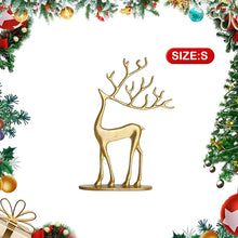 Reindeer Christmas Decor, Resin Reindeer Figurines, Modern Minimalist Xmas Sculpture, Elegant Indoor Holiday Decor