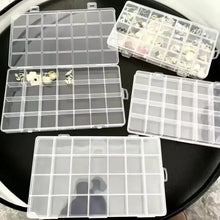 28Grids Transparent Plastic Storage Jewelry Box Compartment Adjustable Container Storage Boxes Beads Ring Earring Organizer Case
