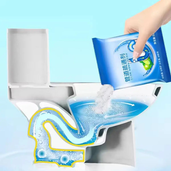 Powerful Kitchen Pipe Dredging Agent Strong Drain Cleaners Pipe Dredging Agent Kitchen Water Piping Sewer Toilet Cleaning Tool