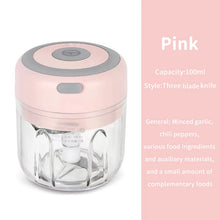 1pcs Electric Garlic Chopper Automatic Garlic Mincer 100/250mL Food Chopper Portable Vegetable Grinder Onion Mixer Kitchen Tool
