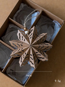 Christmas Decoration Origami Christmas Tree Honeycomb Ball Pendant Creative Snowflake Angel Pendant Ins Hanging