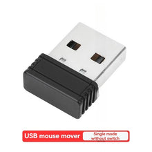 Mini USB Mouse Jiggler Undetectable Mouse Mover ON/OFF Buttons Plug and Play Keeps Awake Computer Mouse PC Movement Simulator