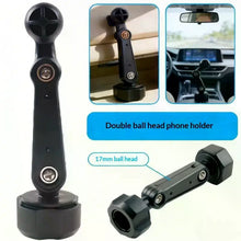 Modification Accessories 17mm Universal Ball Head Car Phone Holder Extension Rod Air Outlet Display Adapter Extension Arm