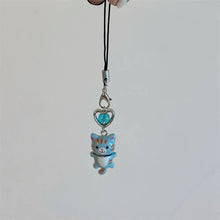 Phone Accessories Cat Pendant Cat Phone Strap Anti Lost Keychain Y2K Phone Charm Cute Cellphone Chain Phone Lanyard Jewelry Gift