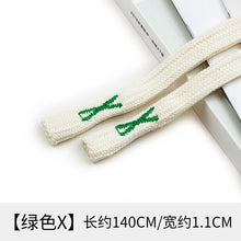 1pcs Sports Pants Rope Belt Cord Sweatpants Drawstring Strap Hoodies Accessories Embroid Hollow Flat Rope DIY Accessories TJ8628