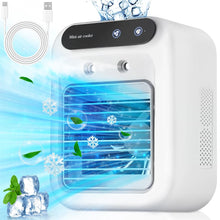 USB Desktop Humidifier Fan Water Tank Mini Air Cooler Portable Cooling Device 1800mAh Lithium Battery Low Voltage Operation Fan