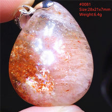 Natural Red Green Strawberry Quartz Arusha Orange Sunstone Pendant Necklace Women Men Jewelry Flash Fashion Stone Beads AAAAAA
