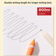 KACO Lucky Koi Gel Pens Gain Good Luck, Cute Carton 800m Writing Length Push Action Special Pen for Student Exams, Gift Stickers