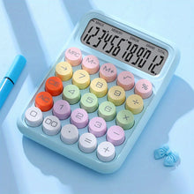 1pc 12-digit large LCD display and big round button desktop calculator for flexible keyboard calculator for office, school