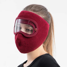 Máscara facial completa a prueba de viento y polvo para ciclismo y esquí, transpirable, con protección ocular, gafas antivaho de alta definición y capucha.