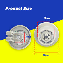 4pcs Dishwasher rack wheel for Bosch, Siemens, and Neff Dishwashers - Compatible Dishwasher Rack Tires and Spare Parts