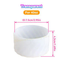 SW 40oz Silicone Cup Bottom Cover for Stanley Quencher Adventure Tumbler Protective Water Bottle Sleeve Antislip Cup Boot Sleeve