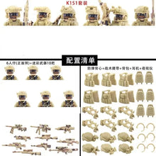 DIY assembling toys for the building block model MOC scene of the gun arsenal of military base. party favors for kids birthday