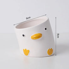 Cartoon Animals Succulent Plants Small Flower Pots Cute Desktop Personalized Home Decor Famous and Artistic Ornaments