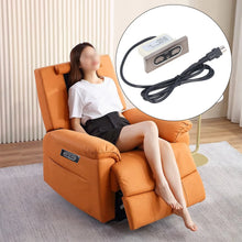 Power Recliner Switch Recliner Switch Electroplated Waterproof with USB Charging Port for  Push Rod Motor for Electric Sofa
