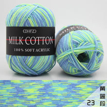 1Pc 50g Milk Cotton Knitting Yarn Crochet Yarn Hand Knitted Line DIY Knit Sweater Scarf Hat sock blanket amigurumi threads 120M