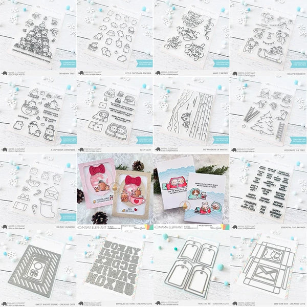 2023 Christmas Metal Cutting Dies diy Scrapbooking Photo Album Decorative Embossing Paper Card Crafts Die