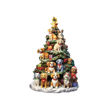 Christmas Ornament Creative Book Tree 2D Flat Acrylic Christmas Decoration Car Ornament Festive Holiday Home Decor