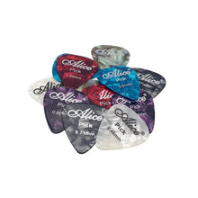 6pcs Electric Guitar Pick Acoustic Music Picks Plectrum 0.58/0.71/0.81/0.96/1.20/1.50mm Thickness Guitar Accessories