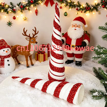 Christmas Decorations: Conical Tree Tower, Plastic V-shaped Tabletop Decoration, Window Display Coffee Shop Atmosphere