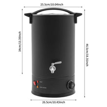 8L/10L/12L/15L Wax Melter for Candle Making, 1.8KW Electric Wax Melt Oven Stainless Steel Wax Melting Pot Wax Warmer Machine Kit