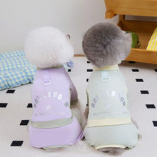 Pet Apparel Ice Silk Dog Cooling Jumpsuit Breathable Thin Dog Four Legged Clothes Fashionable Soft Cat T Shirt Summer