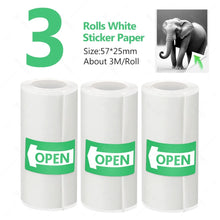 Printable Adhesive Paper 3~15 Pcs Mini Printer Sticker Paper Rolls, Thermal Photo Paper Rolls, for Mini Pocket Thermal Printer