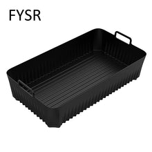 Molde de silicona para freidora de aire, bandeja de repuesto para cesta de freidora Ninja, bandeja de horno reutilizable, revestimiento antiadherente de silicona para freidora de aire