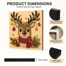 Christmas Decor DIY Santa Claus Snowman 3D Pearl Painting Diamond Art Kits for Beginners 20*20CM for Home Wall Decoration Gift
