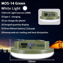 MOSLIGHTING 7200Mah LED Tent Light Rechargeable Lantern Portable Outdoor Camping Lamp Multifunctional Endurance High-Power Light