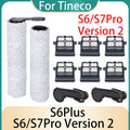 Detachable Roller Brush For Tineco S6/S7Pro Version 2 Acessories Tineco S6Plus Bidirectional Rotating Roller Brush Filter Parts