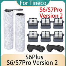 Detachable Roller Brush For Tineco S6/S7Pro Version 2 Acessories Tineco S6Plus Bidirectional Rotating Roller Brush Filter Parts