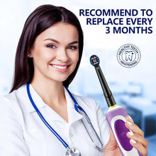 4pcs Electric Replacement Toothbrush Heads Compatible with Braun Oral B 3D Whitening Toothbrush Heads