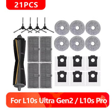 Dreame L10s Ultra Gen2 / L10s Pro Ultra HeatMain Side Brush HEPA Filter Mop Dust Bag Vacuum Cleaner Replacement Accessories