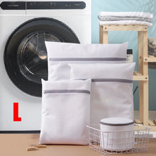 1PC S/M/L/XL Zippered Mesh Wash Bags Reusable Coarse Net Foldable Thicken Laundry Bags For Underwear Washing Machines Bra Bag