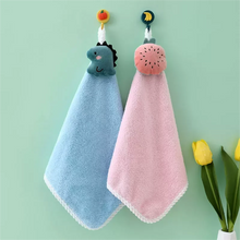 1/2 /4 Pcs Cute Hand Towels Kids Baby Microfiber Fingertip Towels Super Absorbent Hand Towels for Infant, Suitable For Bathroom