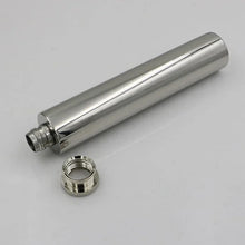 UPORS 2OZ Hip Flask with Wine Funnel Portable Mini Stainless Steel Whiskey Flask Flat Bottom Tube Alcohol Bottle