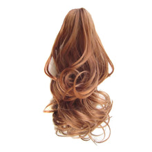 Long Hair Bun Wig Ponytail High Temperature Silk Fiber Clip 17 Inch Natural Looking Wig Fashion Elegant Long Hair Daily Curl Wig